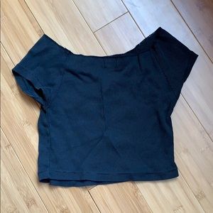 Brandy Melville Off The Shoulder Crop Top